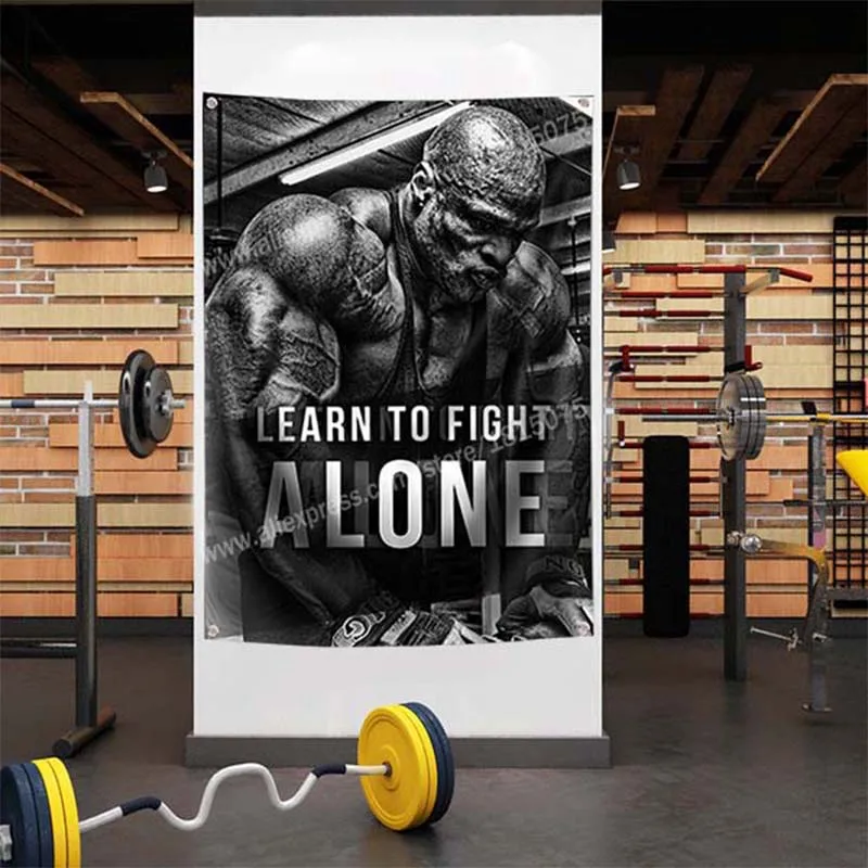 Постер с флагом для занятий спортом 144*96 см | Дом и сад