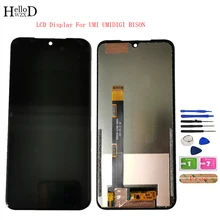 100% Tested Original Mobile LCD Display For UMI UMIDIGI BISON IP68 / IP69K LCD Display Touch Screen Sensor Digitizer Panel Tools
