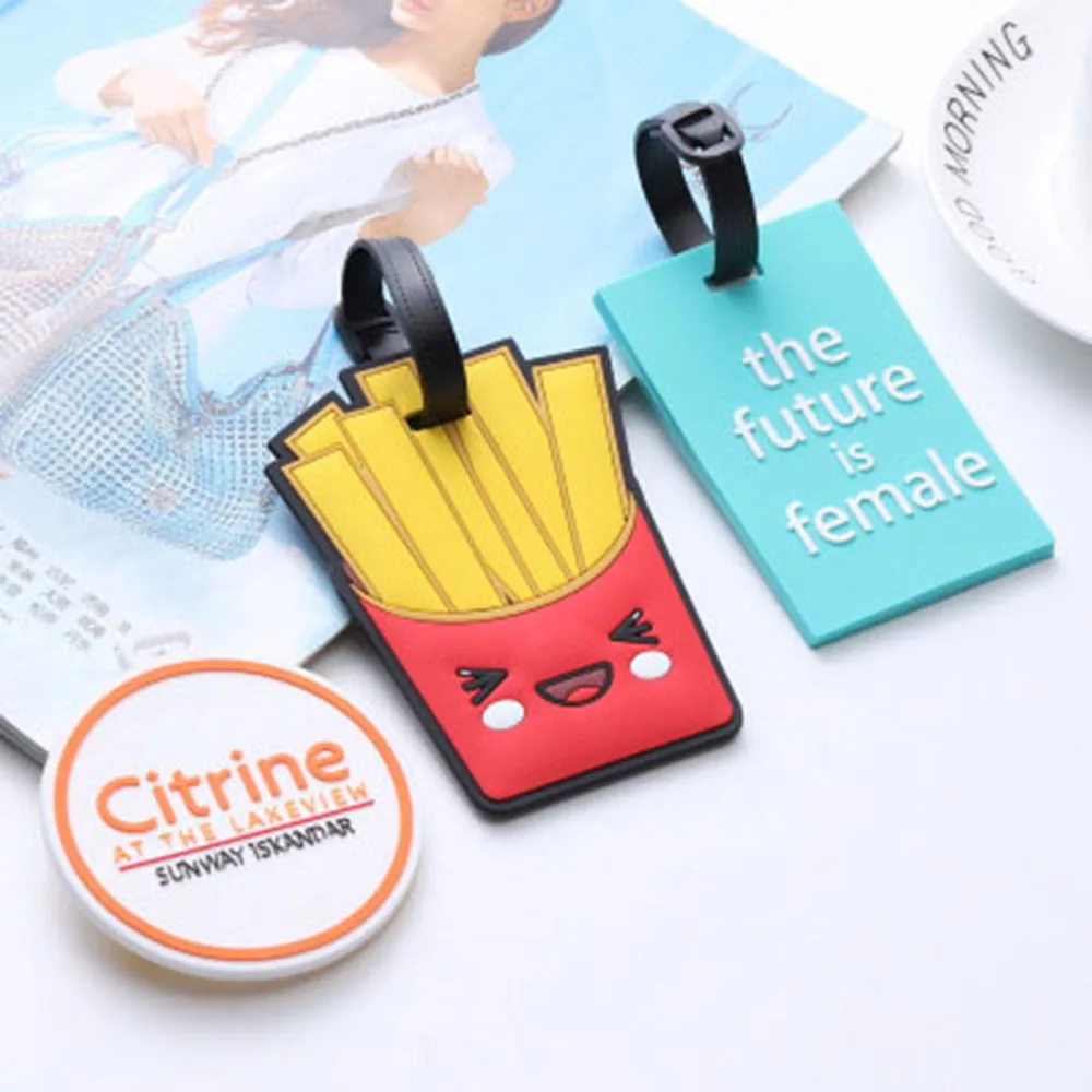 Дорожные аксессуары креативный авокадо силиконовый гель багажная бирка на