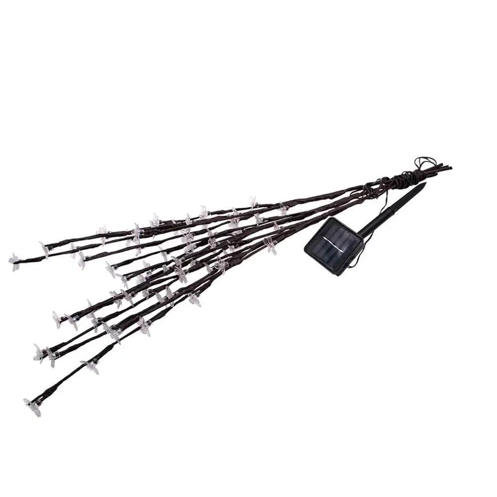 

Stylish Branch Tree Twig Leaf Solar Outdoor Garden 60 Warm White LED Lights 3Pcs IP65 Weatherproof LED Light CD