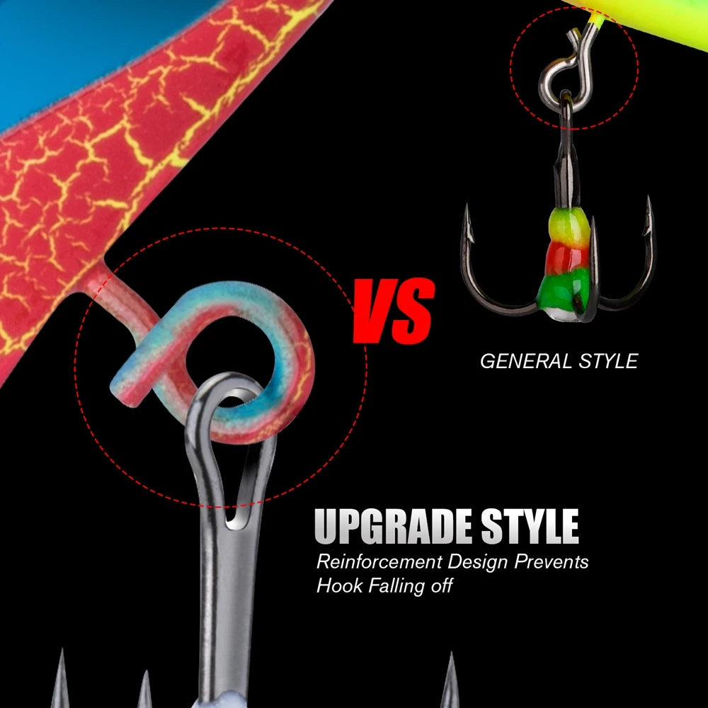 Goture 4 шт./лот приманка для зимней рыбалки джиг жесткая воблеры щуки окуня