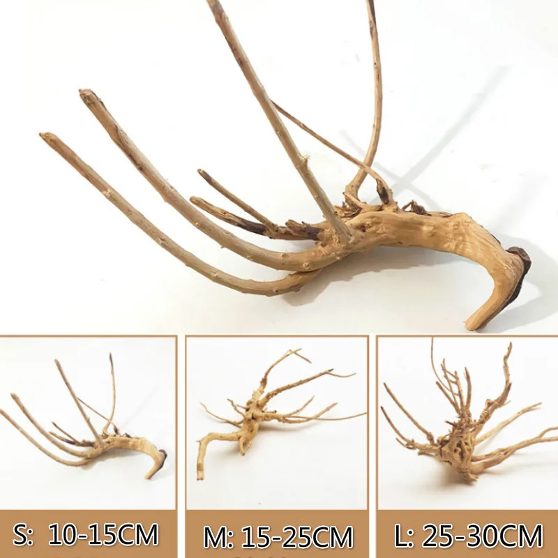 Ствол дерева Аквариум завод по производству рыбы украшение цилиндрическая