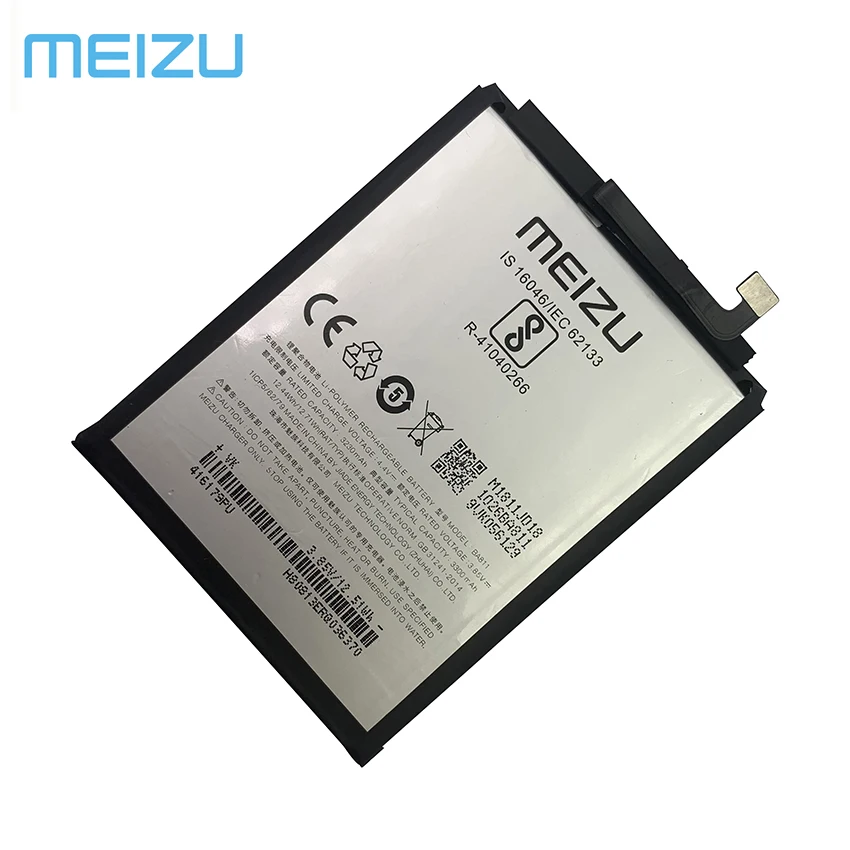 100 new original 3300mah ba811 batteries for meizu m6t meilan 6t m811q m811h m811m m811s m811t phone battery bateria free global shipping