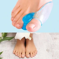 2pcs big toe separator bone corrector separator soft silicone gel toe separator thumb corrector foot spacers care tool