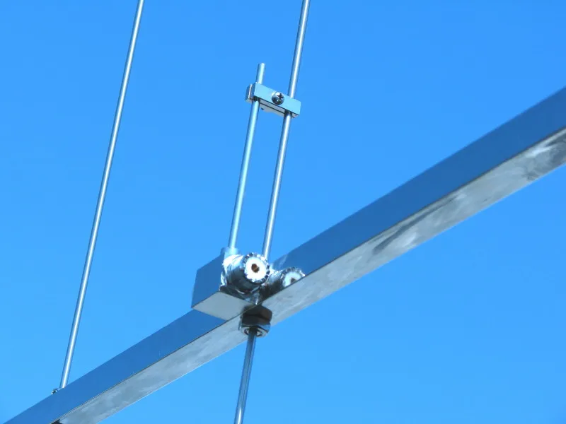 Портативная V Лента yagi антенна 143-147 МГц усиление 8dbi любительский ретранслятор антенна двухсторонняя радио антенна Любительская радио антенна