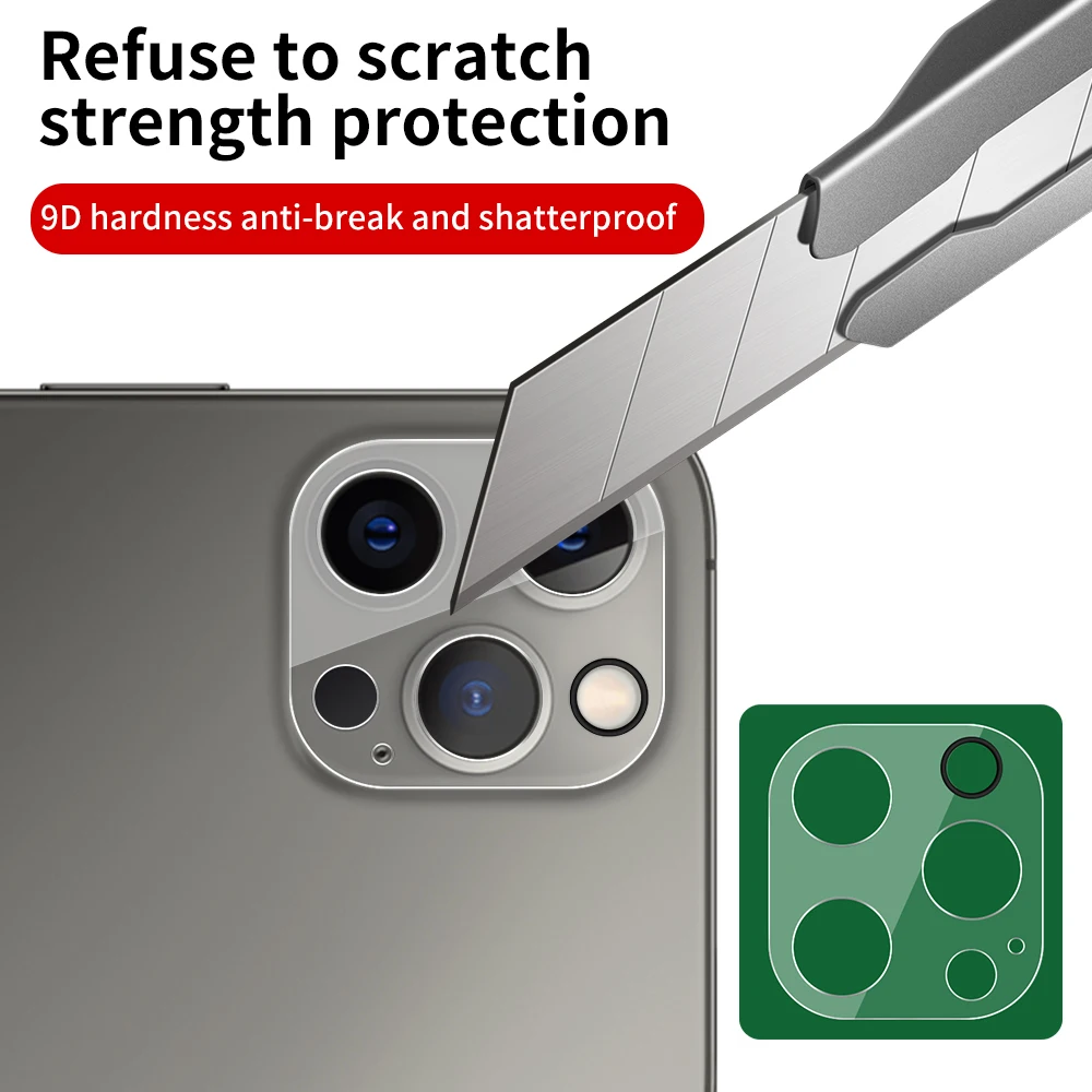 

3PCS Full Cover Lens Film For iPhone 12 Pro Max 12 Mini Screen Protector Glass On For iphone 12 Pro max 12 Pro Camera Lens Cover