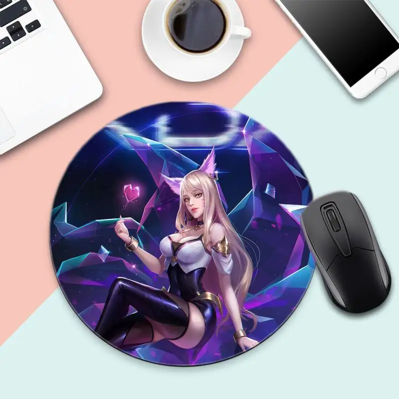 

League of Legends LOL gamer play mats Mousepad Desk Table Protect Game Office Work Round Mouse Mat pad XL Non-slip