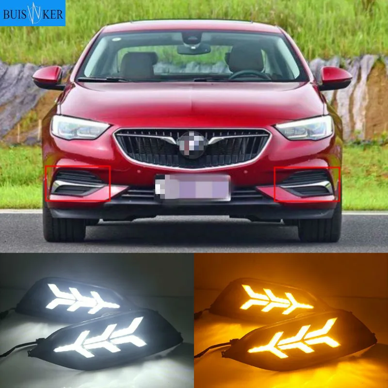 Для Buick Regal 2017-2020 Противотуманные фары ABS 12 В DRL светодиодный дневные ходовые огни |