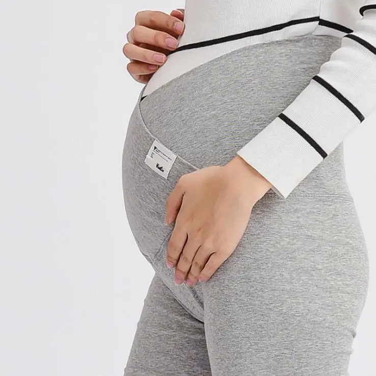 Леггинсы для беременных с заниженной талией и V образным вырезом|Лосины| |