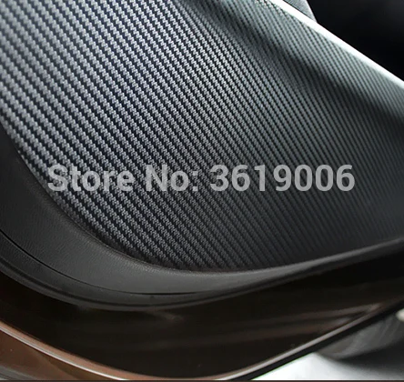 Фото TOMMIA для Volkswagen T-ROC автомобиля внутри двери Крышка Защита от царапин анти Kick колодки углеродного волокна наклейки 4 шт. №3