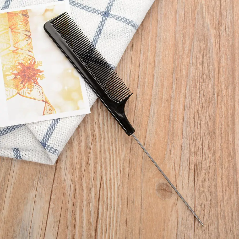 Распродажа 1 шт. чёрная тонкая фотошпилька для укладки волос пластиковая