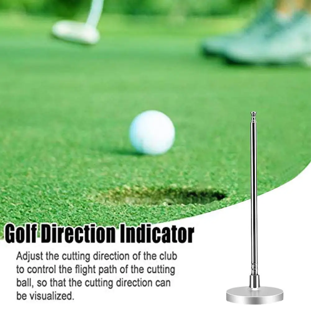 

Алюминиевый индикатор направления резки клюшки для гольфа вспомогательный тренажер для тренировок на открытом воздухе корректор для трен...