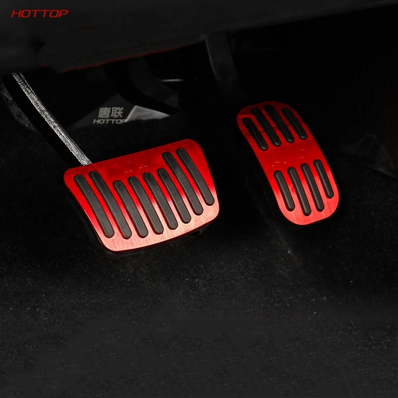 Крышка педали тормоза газа акселератора из алюминиевого сплава и резины для Toyota