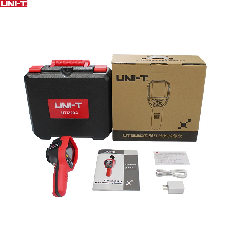 

HD Infrared Thermal Imager Camera Floor Heating Detector Temperature Imaging Imager 300000 Pixels UNI-T UTi220A High-Definition