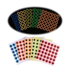 Светящиеся 3D рыбьи глаза для подвязки мушек, Мягкая приманка, кукла сделай сам с клеем на спине, 3 мм, 4 мм, 5 мм, 6 мм, 7 мм, 8 мм, 10 мм, 50 шт.