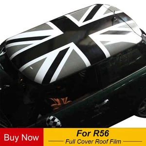 Виниловые наклейки Юнион Джек кк на крышу автомобиля, наклейки на люк, авто защитная пленка, украшение для MINI Cooper R56, автомобильные аксессуары