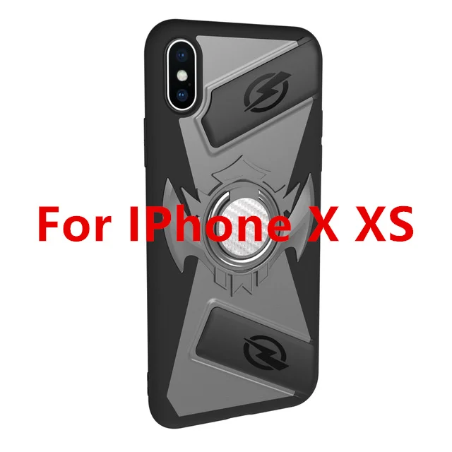 grey for for x xs Pubg игровой геймпад кнопочный джойстик мобильный чехол для iPhone X XS 7 8 6 6S Plus телефон игровой Бесплатный огонь L1 R1 джойстик аксессуары - Цвет: grey for for x xs