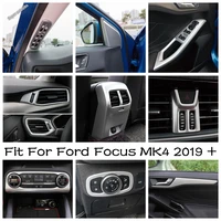 matte accessories stalls gearbox door handle strip a pillar triangle decorative cover trim for ford focus mk4 2019 2022