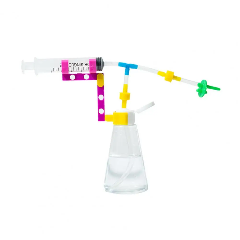 

Pump Toy Creative Self Assembly Plastic Educational Inflator Making Kit for Kids