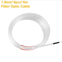 1 0mm4pcs4m end glow fiber optic cable diy starry sky ceiling for light source machine