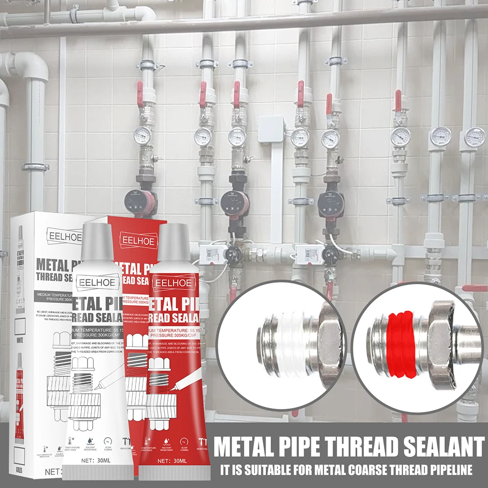 

30ml Metal Pipe Thread Sealant Thread-locking Solid Seal Glue High Strength/Temperature Anti-loosening Agent Anaerobic Sealant