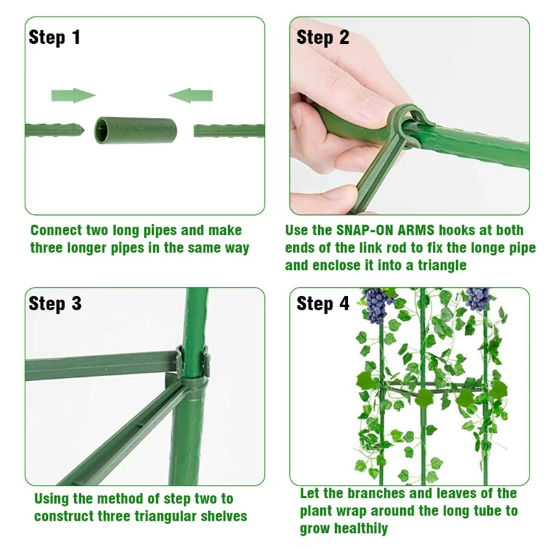 

Plant Support Stake Sets Plant Cages Combined Type Botany Bracket Supports Climbing Plants for Green Garden Plant