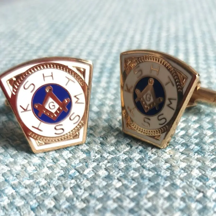 Wholesale Holy Royal Arch Freemason Masonic Cufflinks for Men's T-shirt Freemasonary the Lodge | Дом и сад