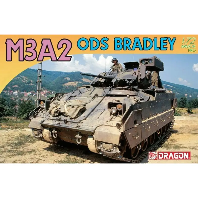 DRAGON 7413 1/72 M3A2 ODS Bradley - Scale Model Kit