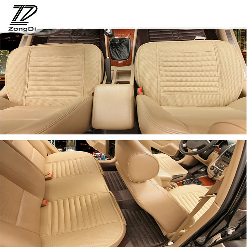 ZD 2018 новые чехлы для сидений из искусственной кожи Skoda Octavia A5 A7 2 Fabia Yeti BMW E60 F30 X5 E53 X6