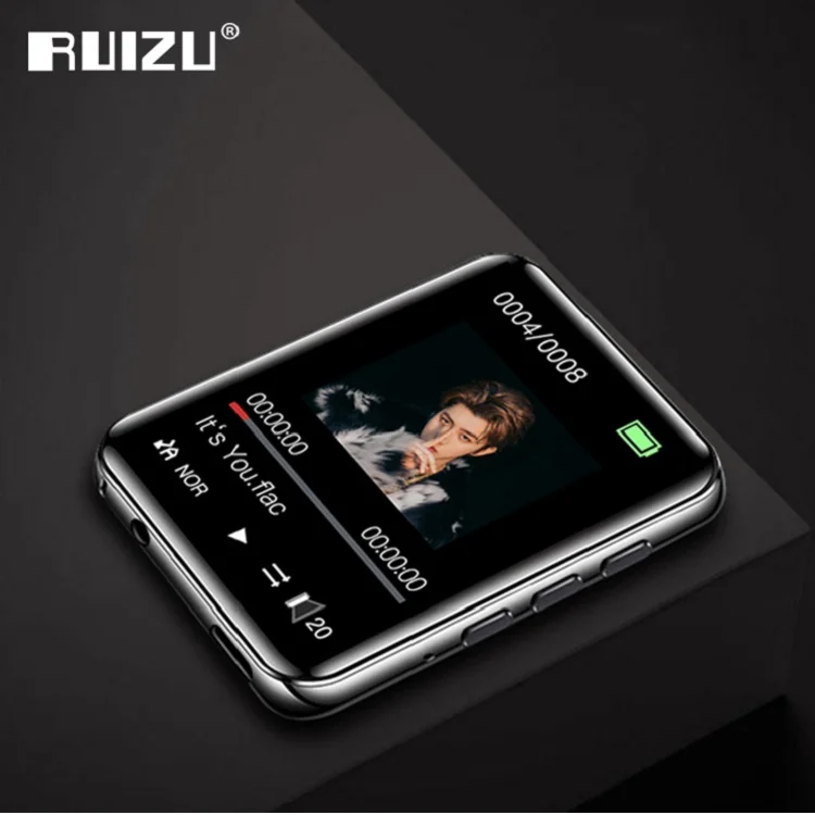 Новый портативный мини MP3 плеер RUIZU M4 с Bluetooth полный сенсорный экран 1 8 дюйма FM