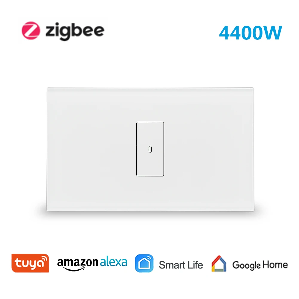 

Tuya Smart Life ZigBee 3.0 US White Boiler Water Heater Switch App Timer Schedule Setting Works with Google Home Alexa Echo DIY