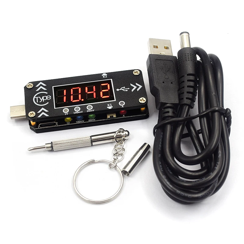 

Type-C PD Fast Charge Trigger Decoy DC Digital Display Voltage and Current Meter Detection Full Protocol PPS