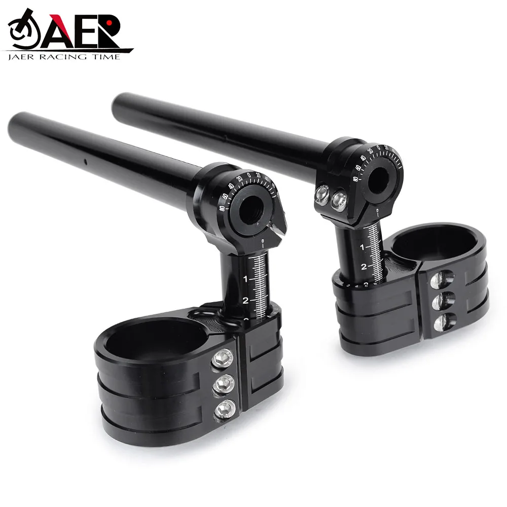

CNC Billet Aluminum Adjustable Clip-On Handlebar for BMW R NINE T Pure 2014-2019 Replacement Handle Tubes