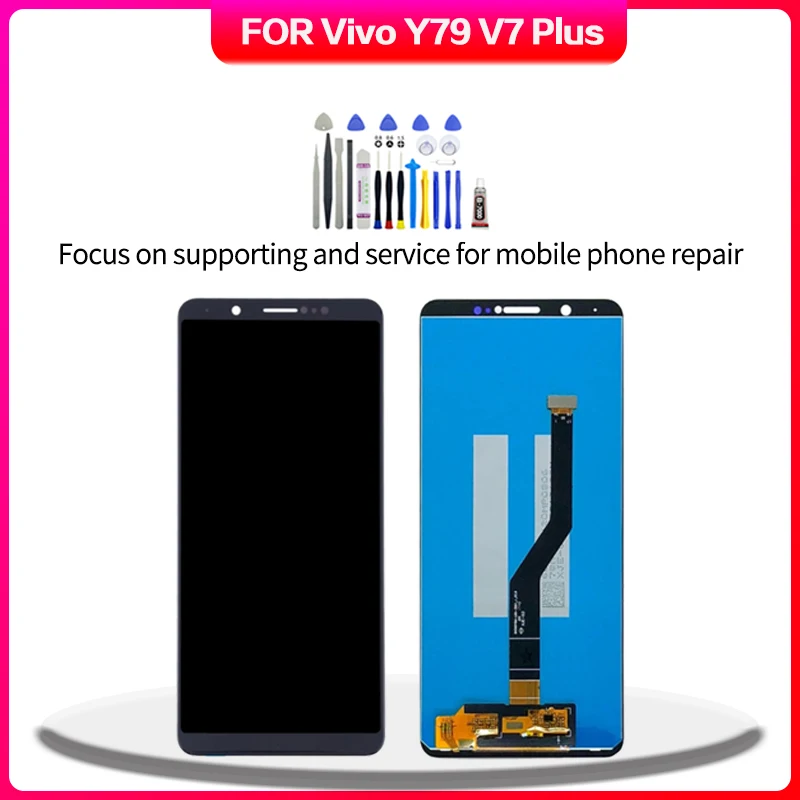 

Оригинальный дисплей для VIVO Y79 V7 Plus кодирующий преобразователь сенсорного экрана в сборе для VIVO Y79 V7 Plus, сменный ЖК-дисплей с бесплатными инс...