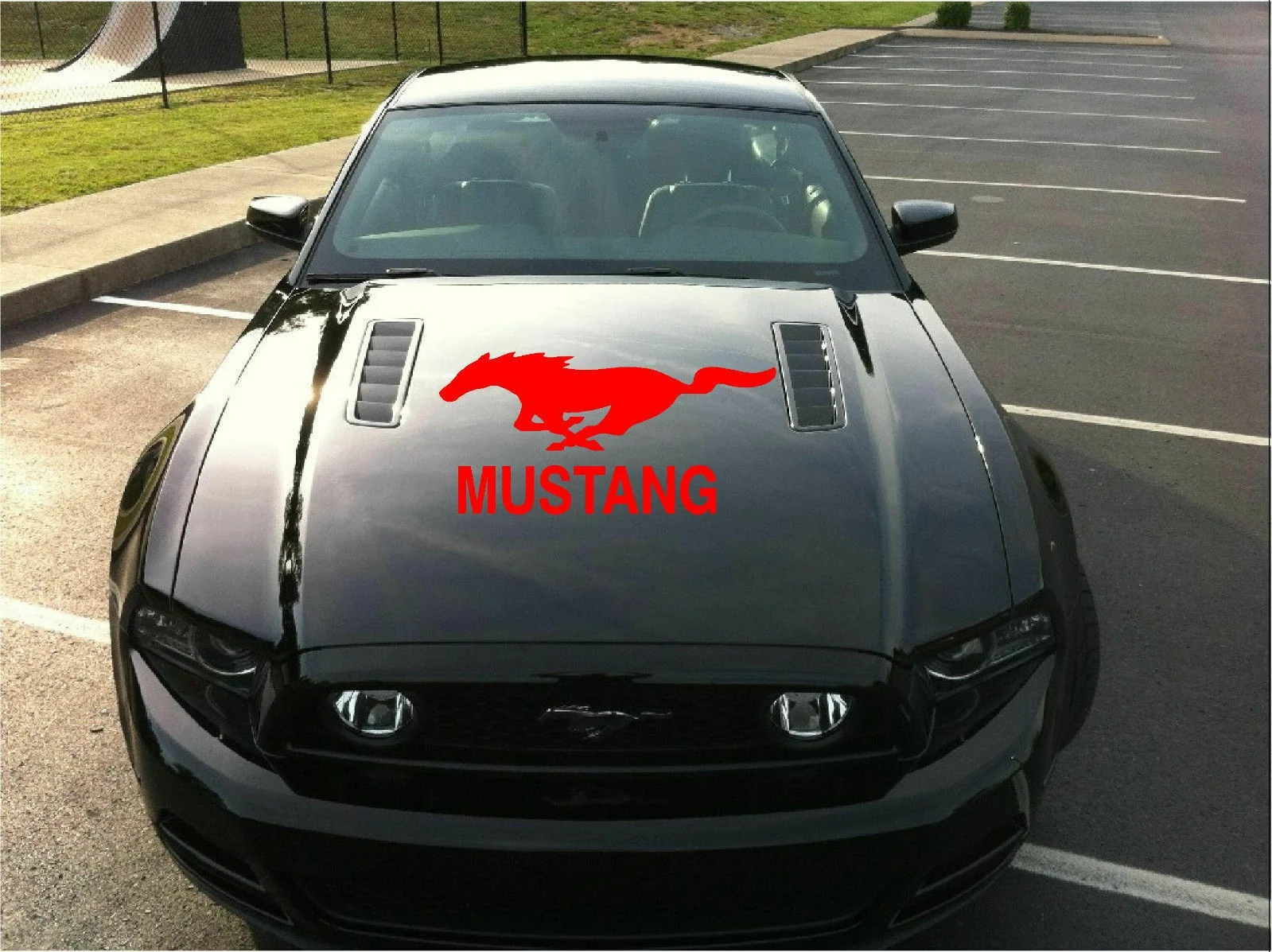 

Наклейка на капот или окно автомобиля лошади Пони для Ford Mustang набор графических наклеек