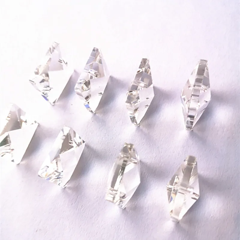Бесплатная доставка 100 шт./лот 16 мм стеклянные хрустальные Квадратные бусины k9 в 2