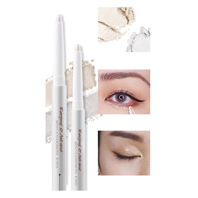 

Bright Color Single-head Lying Silkworm Pen Eyeshadow Pencil Matte Pearl Eyes Makeup Cosmetic for Girls