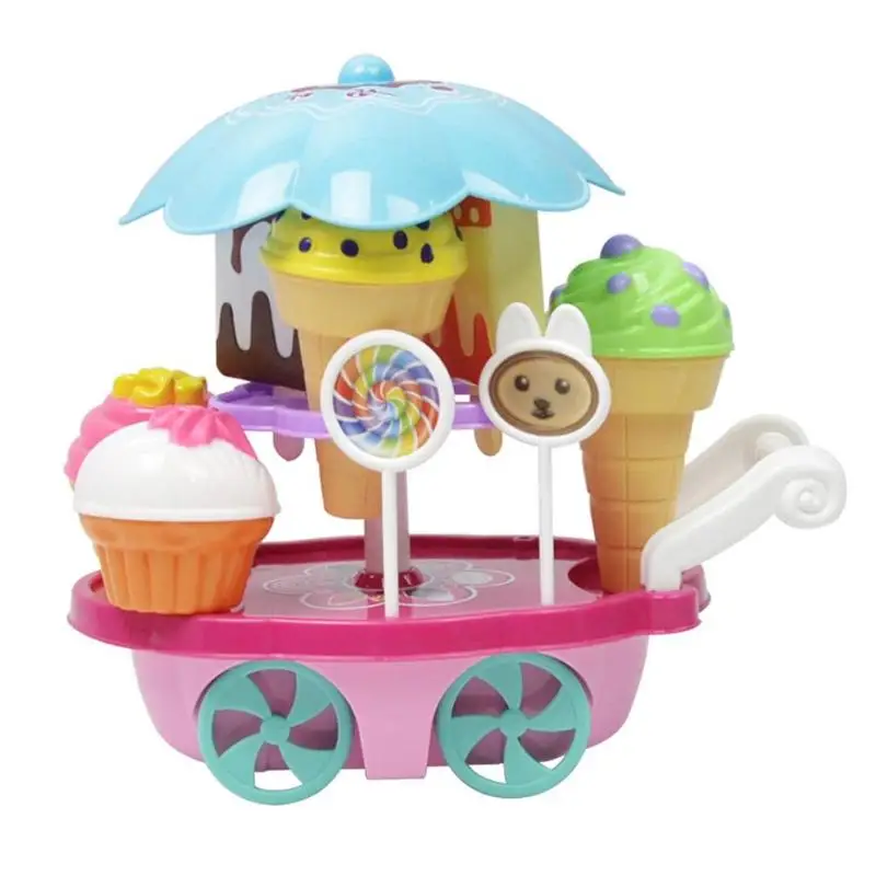 

Kitchen Toys Mini Ice Cream Shop Early Education Lifelike Shape Environmentally Friendly Materials Children Girls Toy Gifts