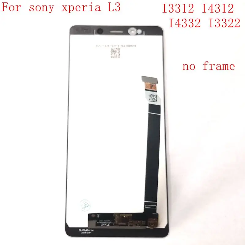 

ЖК-экран для Sony Xperia L3, дисплей с сенсорным стеклом, дигитайзер, полная сборка, замена I3312 I4312 I4332 I3322