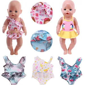 Кружевной купальник в виде единорога для кукол 43 см, 18 дюймов, американская кукла, наше поколение, аксессуары для детской одежды