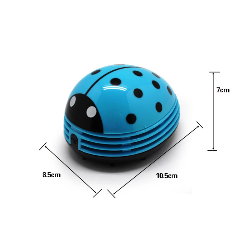 

Cartoon small desktop vacuum cleaner mini beetle computer desktop keyboard cleaner Home Office Desktop cleaning Creative gifts