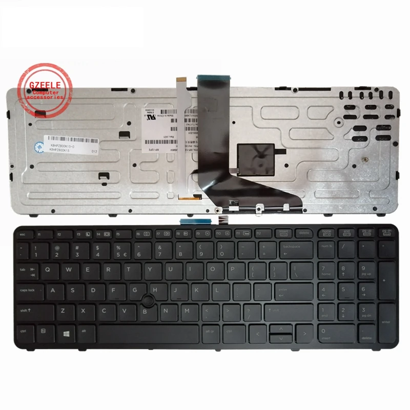 Новая английская клавиатура для ноутбука HP GZEELE ZBOOK 15 G1 G2 17 JP/RO/Ru/UI/US Black|Клавиатуры