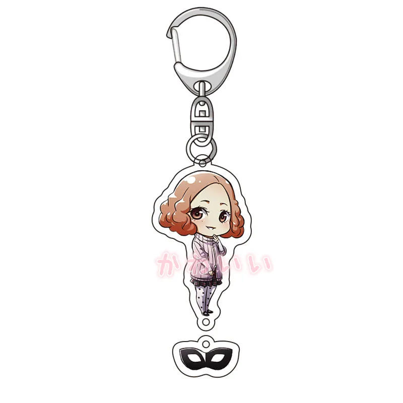 1 Pcs Game Persona 5 Anime P5 Akira Kurusu Anne Takamaki Big Size Acrylic Pendant Double-sided Peripheral Keychain | Украшения и