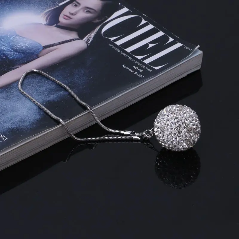 Car Pendant Diamond Crystal Ball Automobile Decoration Charm Auto Interior Rear View Mirror Suspension Hanging Ornament Gifts | Автомобили