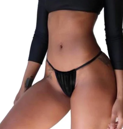 Женские сексуальные бразильские трусики большого размера обтягивающие стринги