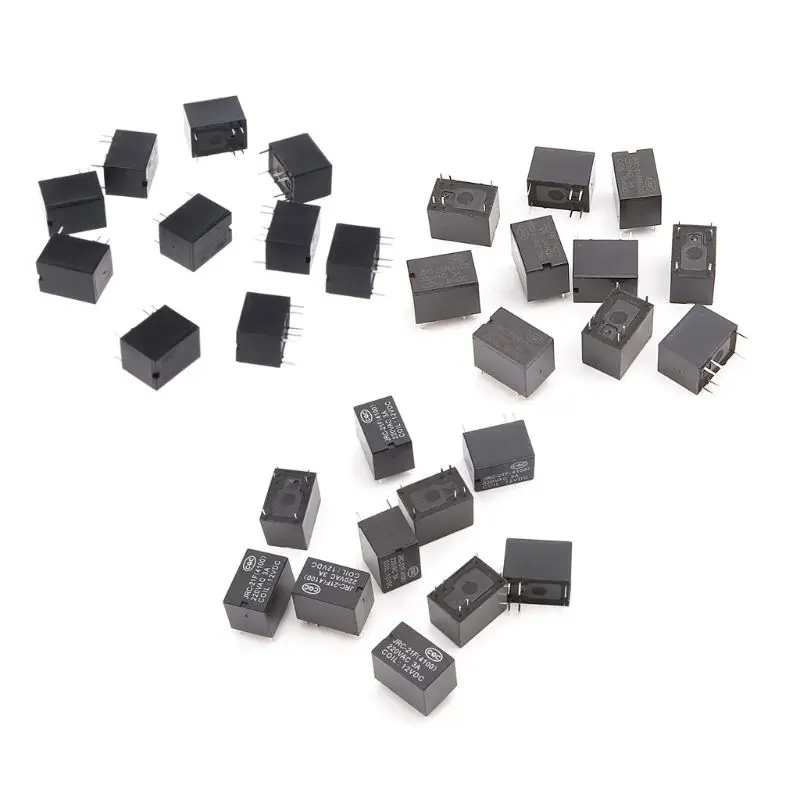 10 шт. JRC 21F 4100 DC мини Мощность реле 6 pin печатного монтажа печатной платы 3V 5V 12V|Реле| |