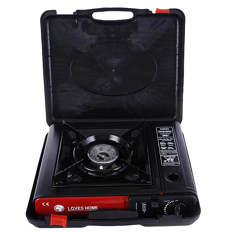 Уличная портативная Кассетная газовая плита ветрозащитная дикая для кемпинга