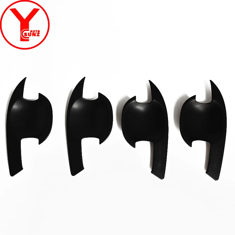 2012-2014 дверная ручка вставка для Toyota SUV FORTUNER SW4 2012 2013 2014 ABS черная Чаша Fortuner + YCSUNZ |