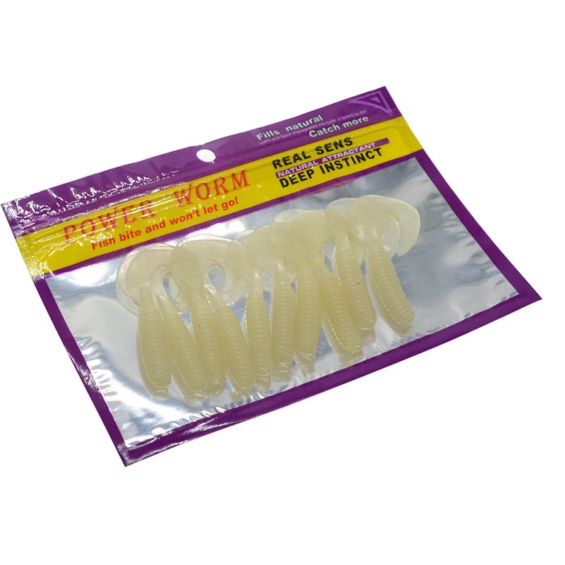 Мягкая Рыболовная Приманка 10 шт./лот 6 5 см/3 г Т образный хвостовик винт для