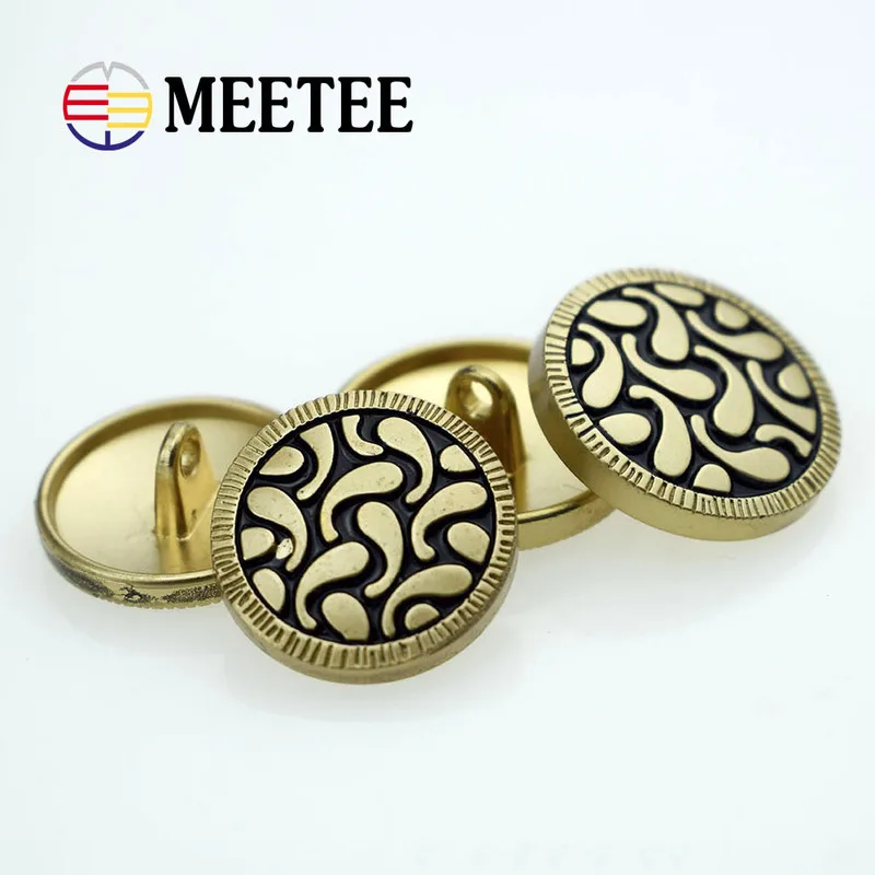 20 штук брендовые рубашки с металлическими пуговицами золотистый и черный